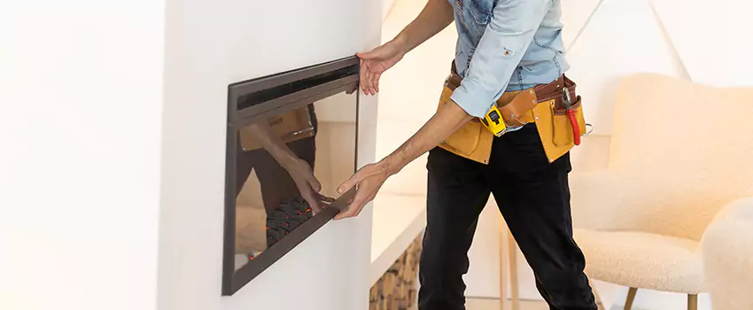 Metal Fireplace Installation in Castro Valley, California