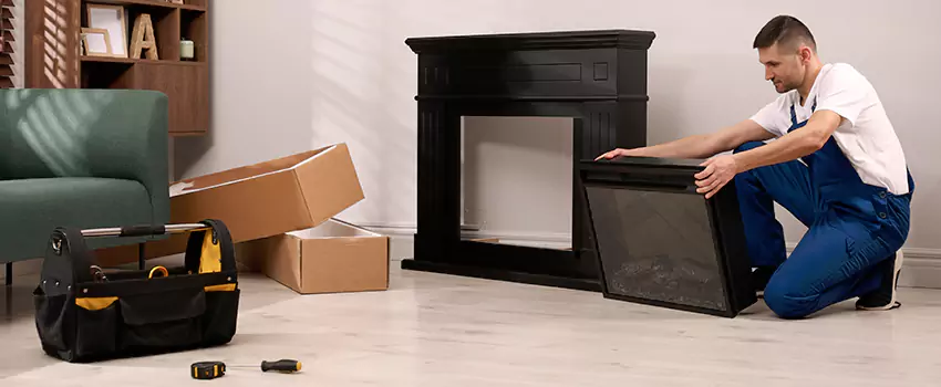 Old Rusted Metal Fireplace Repair And Replacement in Castro Valley, CA
